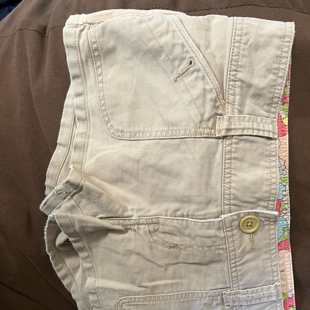Tan Hollister shorts